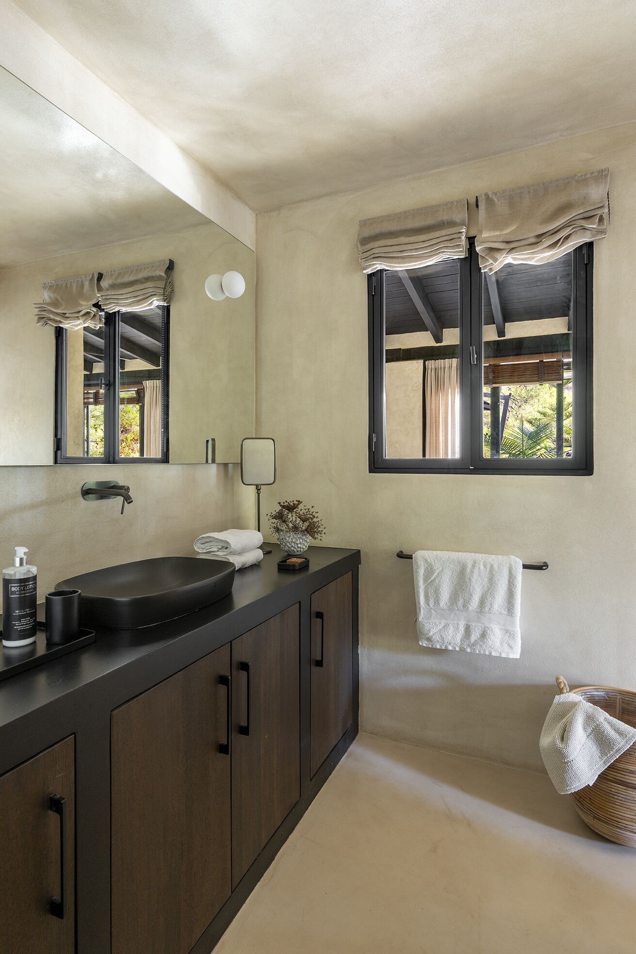 Guest bathroom with walk-in shower